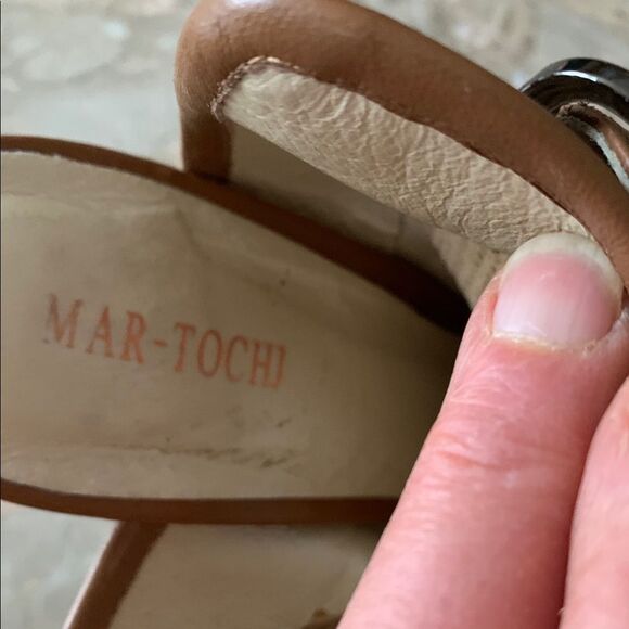MarTochi beige mesh high heel sandals, great shape, worn 2 times, size 9 - Picture 8 of 8